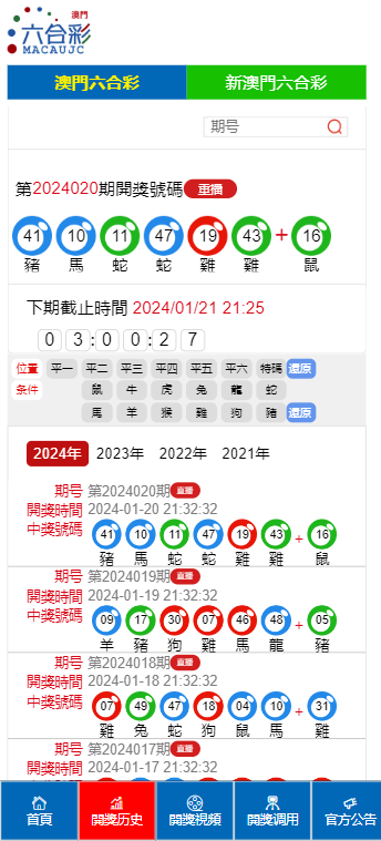 澳门彩历史开奖记录查询表，今日回顾与未来展望新澳门开奖结果